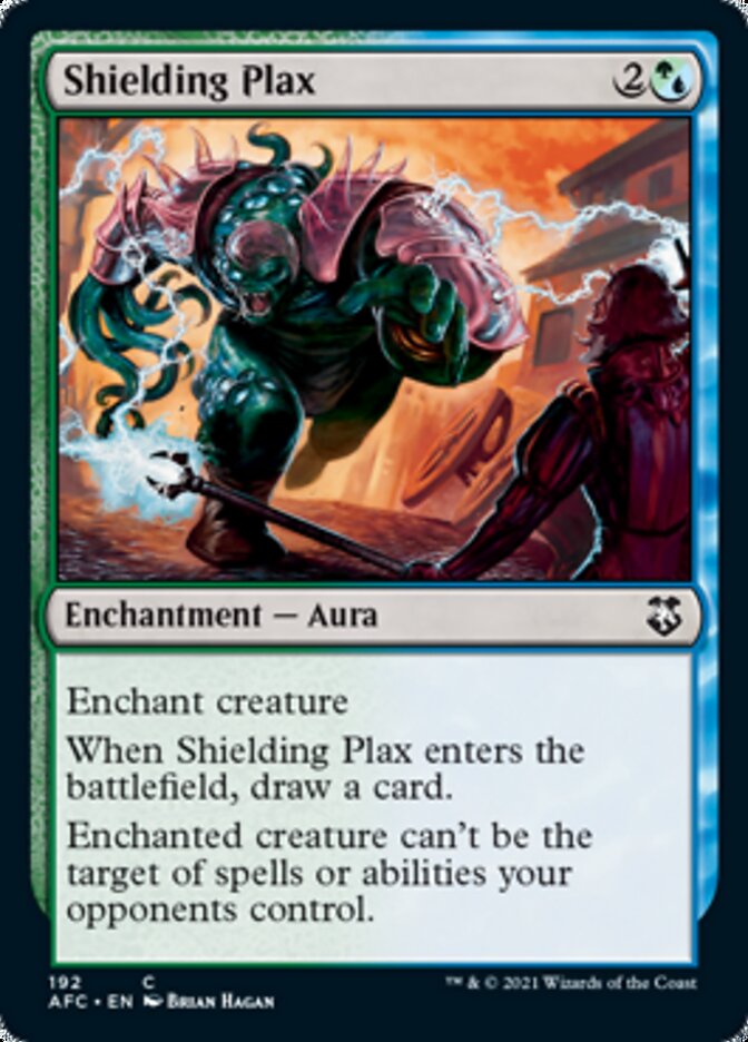 Shielding Plax [Dungeons & Dragons: Adventures in the Forgotten Realms Commander] | Jomio and Rueliete's Cards and Comics