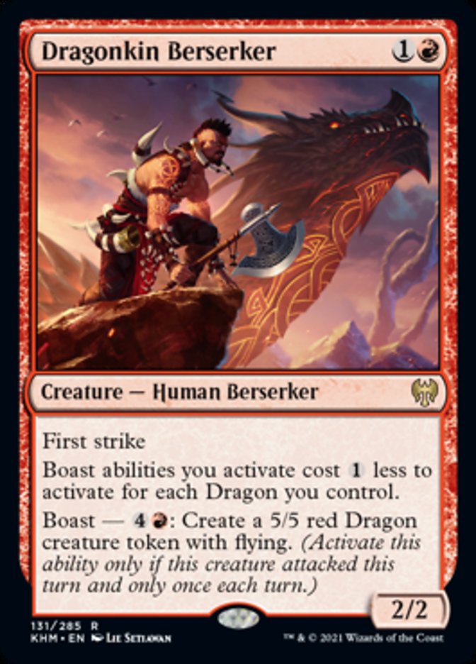 Dragonkin Berserker [Kaldheim] | Jomio and Rueliete's Cards and Comics