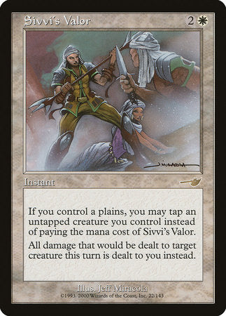 Sivvi's Valor [Nemesis] | Jomio and Rueliete's Cards and Comics