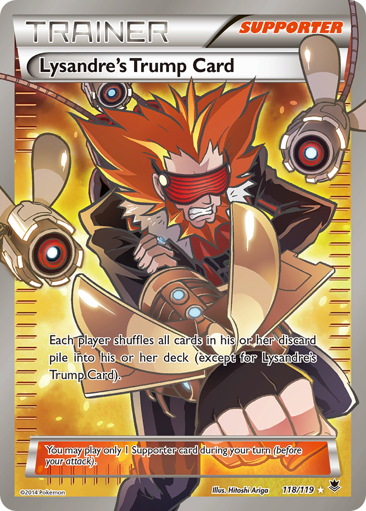 Lysandre's Trump Card (118/119) [XY: Phantom Forces] | Jomio and Rueliete's Cards and Comics