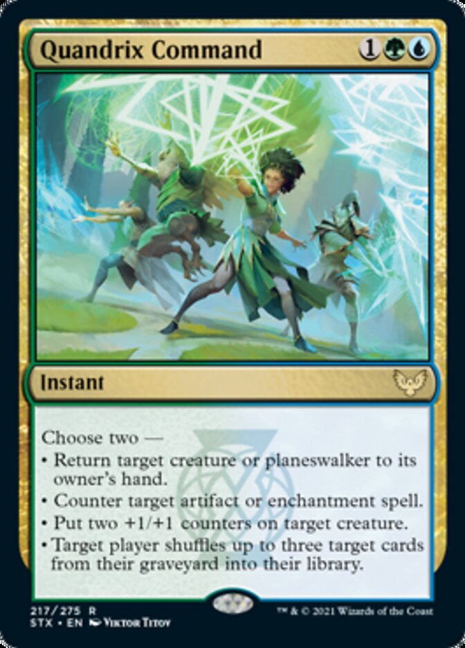Quandrix Command [Strixhaven: School of Mages] | Jomio and Rueliete's Cards and Comics