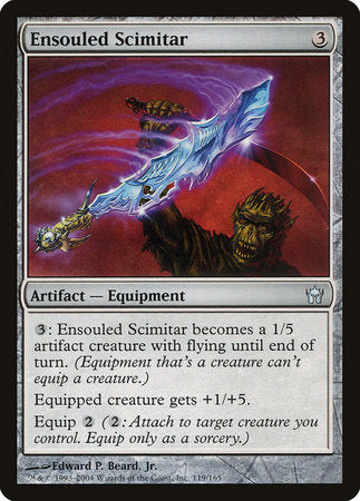 Ensouled Scimitar [Fifth Dawn] | Jomio and Rueliete's Cards and Comics