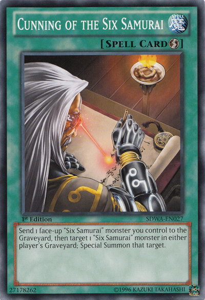 Cunning of the Six Samurai [SDWA-EN027] Common | Jomio and Rueliete's Cards and Comics