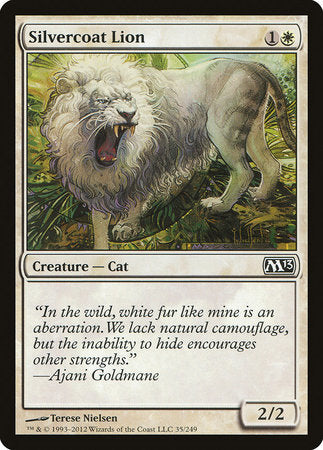 Silvercoat Lion [Magic 2013] | Jomio and Rueliete's Cards and Comics