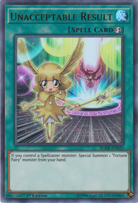Unacceptable Result [BLHR-EN020] Ultra Rare | Jomio and Rueliete's Cards and Comics