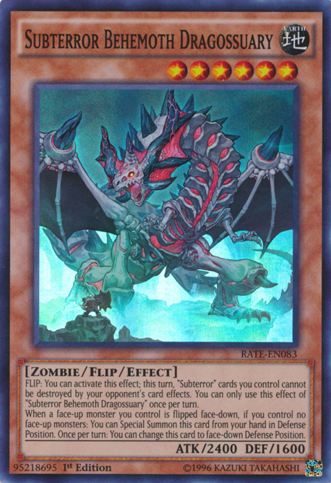 Subterror Behemoth Dragossuary [RATE-EN083] Super Rare | Jomio and Rueliete's Cards and Comics