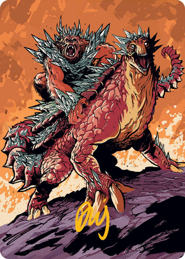 Kogla and Yidaro Art Card (Gold-Stamped Signature) [March of the Machine Art Series] | Jomio and Rueliete's Cards and Comics