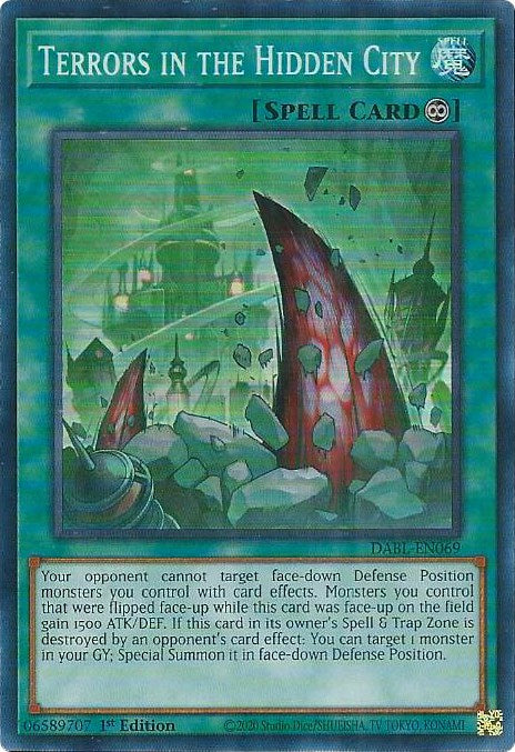 Terrors in the Hidden City [DABL-EN069] Super Rare | Jomio and Rueliete's Cards and Comics