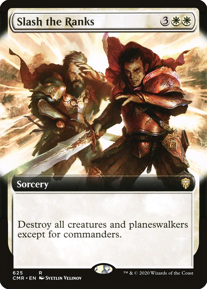 Slash the Ranks (Extended Art) [Commander Legends] | Jomio and Rueliete's Cards and Comics