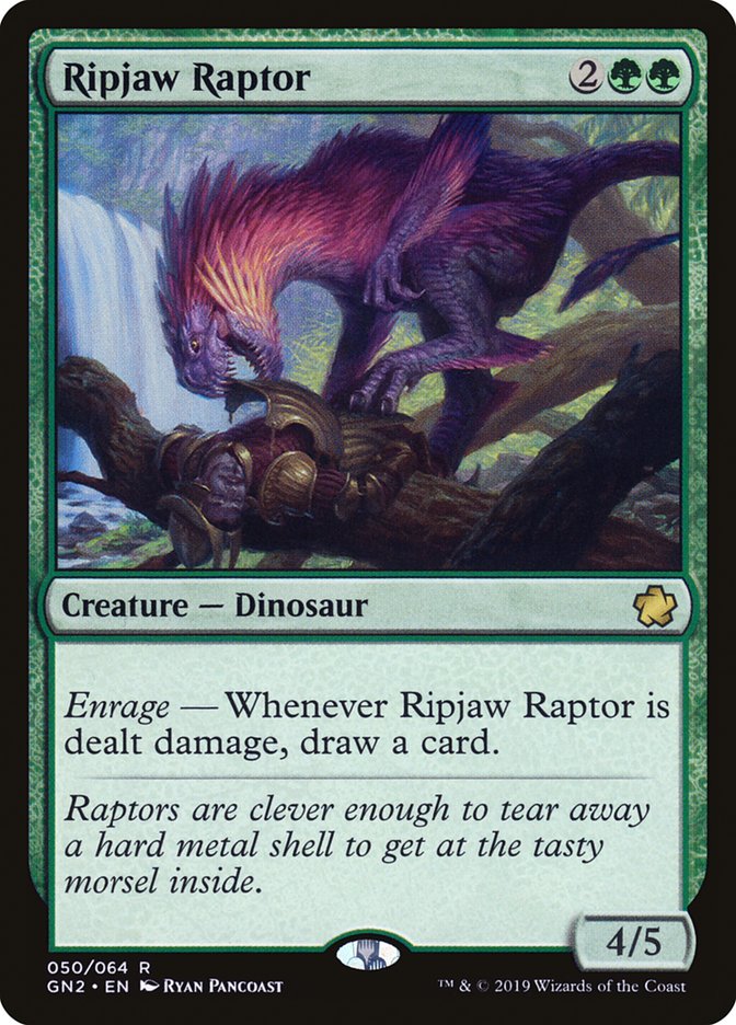 Ripjaw Raptor [Game Night 2019] | Jomio and Rueliete's Cards and Comics