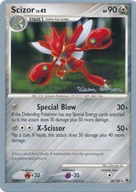 Scizor LV.42 (29/100) (Intimidation - Tristan Robinson) [World Championships 2008] | Jomio and Rueliete's Cards and Comics