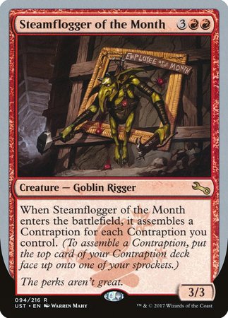 Steamflogger of the Month [Unstable] | Jomio and Rueliete's Cards and Comics