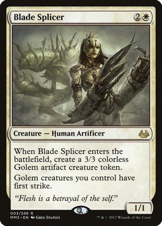 Blade Splicer [Modern Masters 2017] | Jomio and Rueliete's Cards and Comics