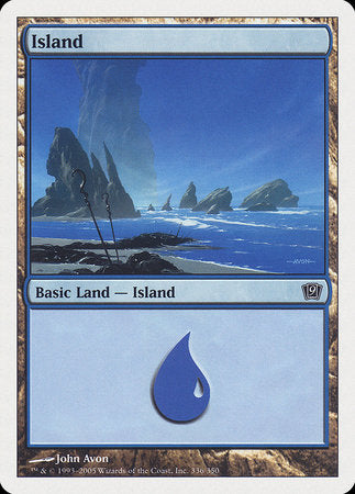 Island (336) [Ninth Edition] | Jomio and Rueliete's Cards and Comics