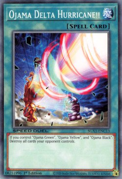 Ojama Delta Hurricane! [SGX1-ENC13] Common | Jomio and Rueliete's Cards and Comics