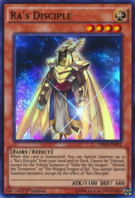 Ra's Disciple [DRL3-EN052] Ultra Rare | Jomio and Rueliete's Cards and Comics