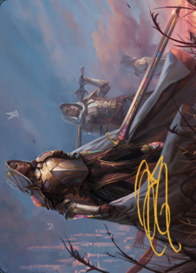 Danitha, Benalia's Hope Art Card (Gold-Stamped Signature) [Dominaria United Art Series] | Jomio and Rueliete's Cards and Comics