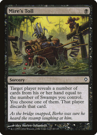 Mire's Toll [Worldwake] | Jomio and Rueliete's Cards and Comics
