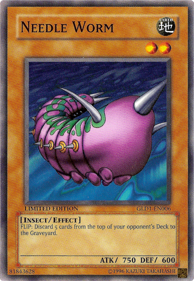 Needle Worm [GLD1-EN006] Common | Jomio and Rueliete's Cards and Comics
