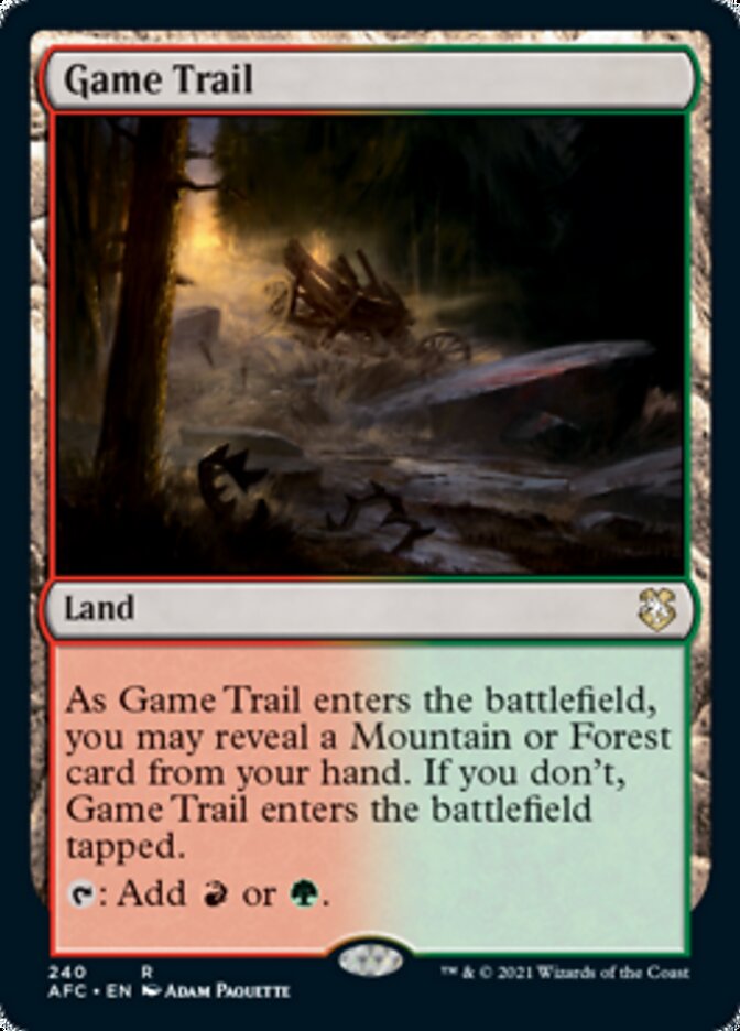 Game Trail [Dungeons & Dragons: Adventures in the Forgotten Realms Commander] | Jomio and Rueliete's Cards and Comics