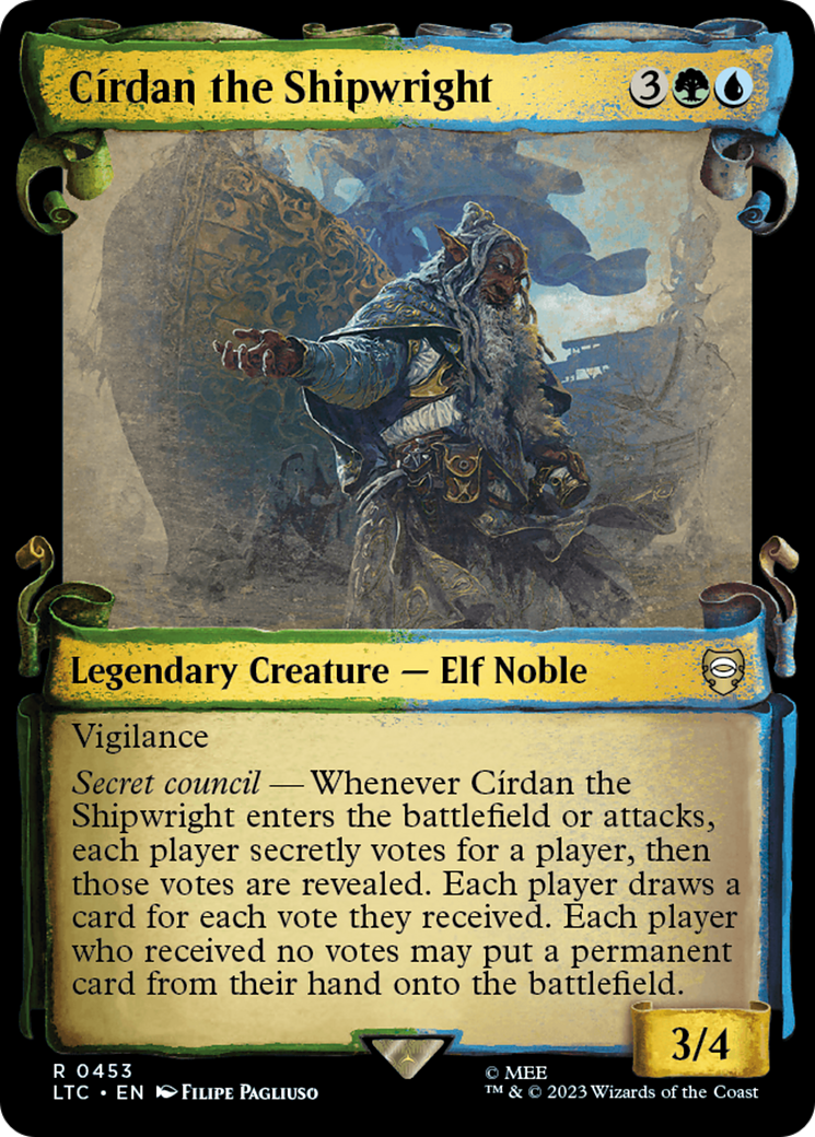 Cirdan the Shipwright [The Lord of the Rings: Tales of Middle-Earth Commander Showcase Scrolls] | Jomio and Rueliete's Cards and Comics