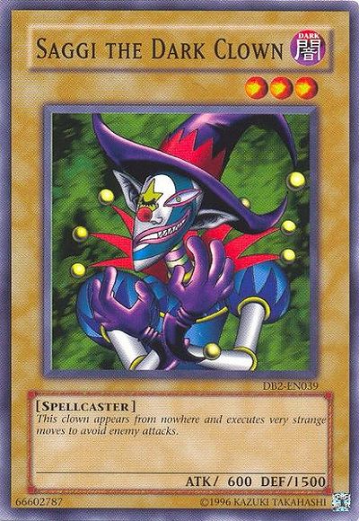 Saggi the Dark Clown [DB2-EN039] Common | Jomio and Rueliete's Cards and Comics