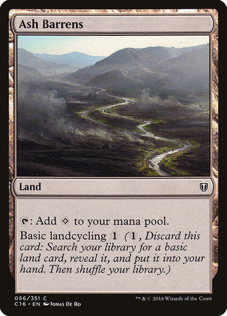 Ash Barrens [Commander 2016] | Jomio and Rueliete's Cards and Comics