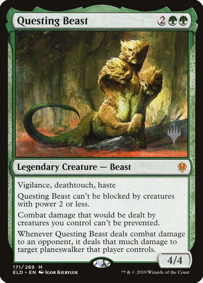 Questing Beast (Promo Pack) [Throne of Eldraine Promos] | Jomio and Rueliete's Cards and Comics