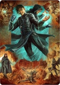 Jace, Mirror Mage 2 Art Card [Zendikar Rising Art Series] | Jomio and Rueliete's Cards and Comics