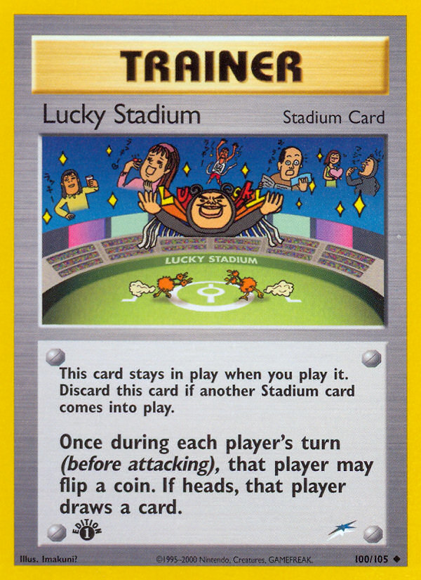 Lucky Stadium (100/105) [Neo Destiny 1st Edition] | Jomio and Rueliete's Cards and Comics
