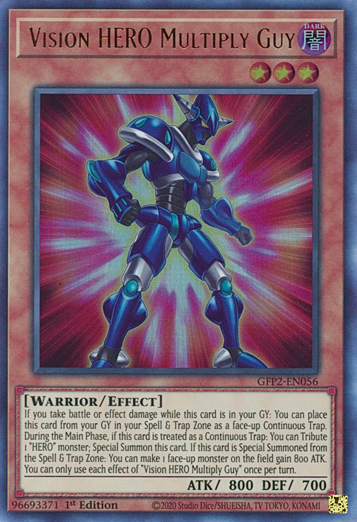 Vision HERO Multiply Guy [GFP2-EN056] Ultra Rare | Jomio and Rueliete's Cards and Comics