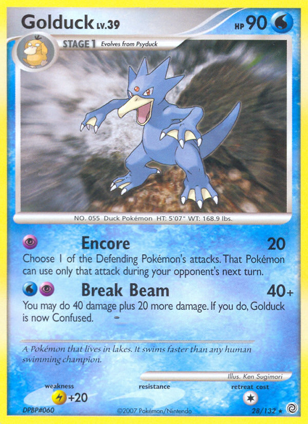 Golduck (28/132) [Diamond & Pearl: Secret Wonders] | Jomio and Rueliete's Cards and Comics