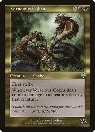 Voracious Cobra [Invasion] | Jomio and Rueliete's Cards and Comics