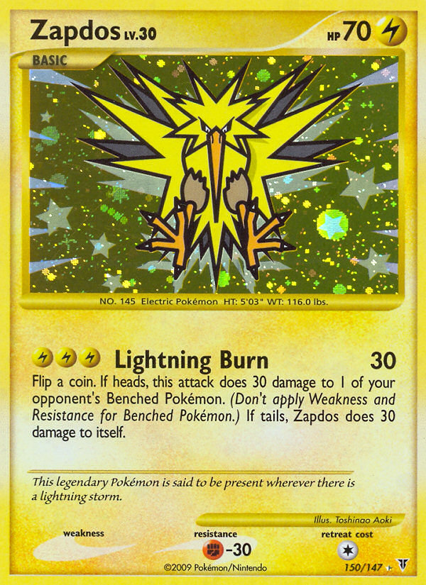 Zapdos (150/147) [Platinum: Supreme Victors] | Jomio and Rueliete's Cards and Comics