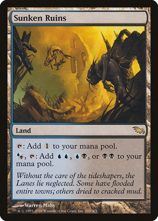 Sunken Ruins [Shadowmoor] | Jomio and Rueliete's Cards and Comics