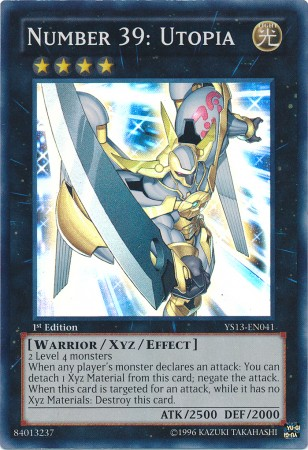 Number 39: Utopia [YS13-EN041] Super Rare | Jomio and Rueliete's Cards and Comics