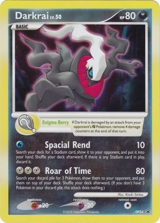 Darkrai (DP24) (Jumbo Card) [Diamond & Pearl: Black Star Promos] | Jomio and Rueliete's Cards and Comics