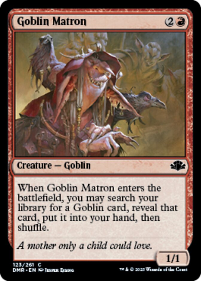 Goblin Matron [Dominaria Remastered] | Jomio and Rueliete's Cards and Comics