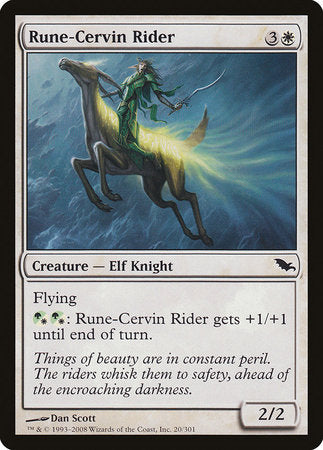 Rune-Cervin Rider [Shadowmoor] | Jomio and Rueliete's Cards and Comics