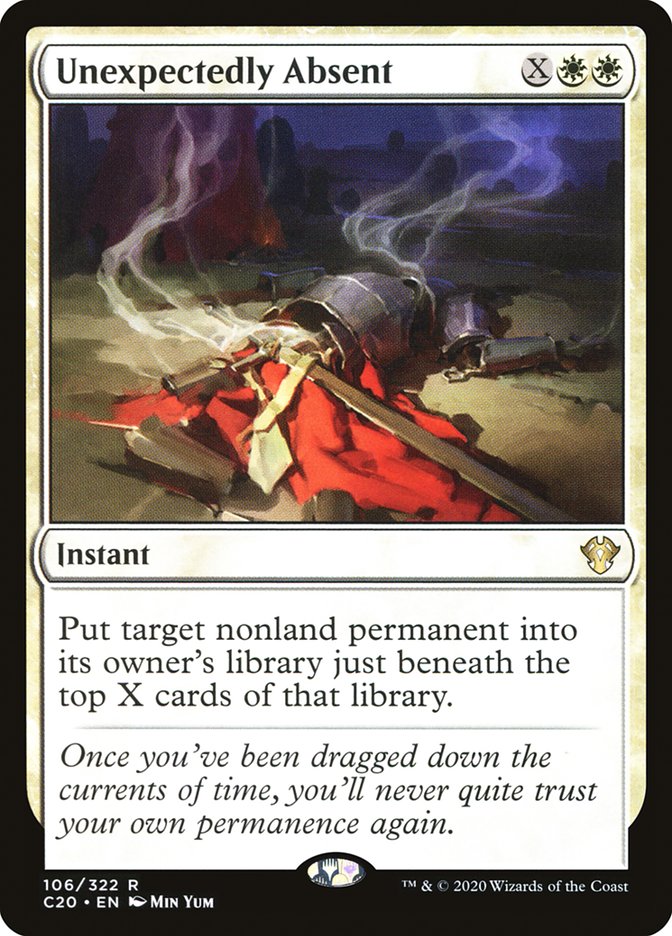 Unexpectedly Absent [Commander 2020] | Jomio and Rueliete's Cards and Comics