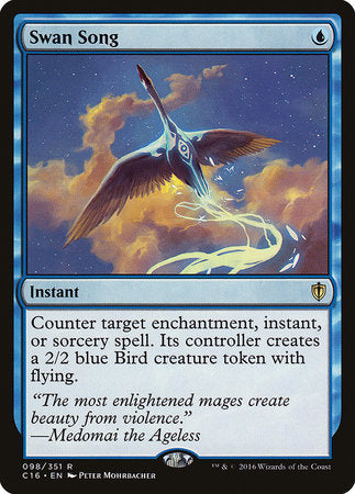 Swan Song [Commander 2016] | Jomio and Rueliete's Cards and Comics