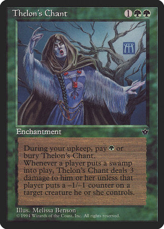 Thelon's Chant [Fallen Empires] | Jomio and Rueliete's Cards and Comics