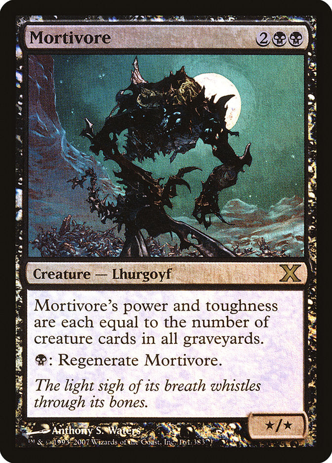 Mortivore (Premium Foil) [Tenth Edition] | Jomio and Rueliete's Cards and Comics
