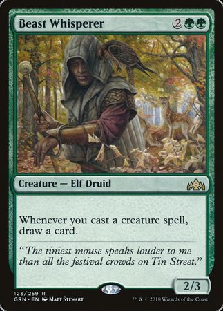 Beast Whisperer [Guilds of Ravnica] | Jomio and Rueliete's Cards and Comics