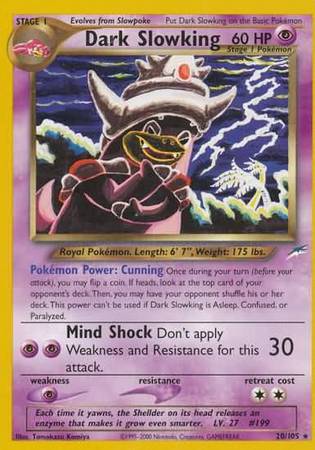 Dark Slowking (20/105) [Neo Destiny Unlimited] | Jomio and Rueliete's Cards and Comics
