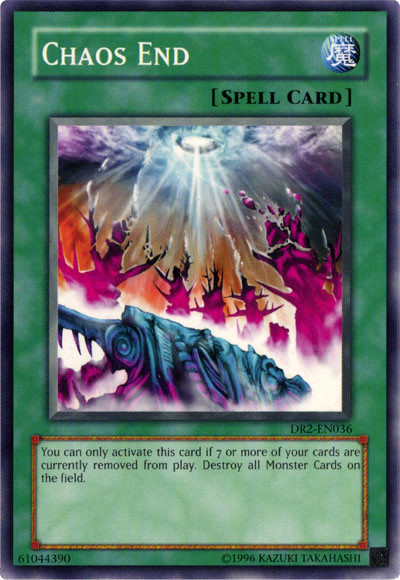 Chaos End [DR2-EN036] Common | Jomio and Rueliete's Cards and Comics