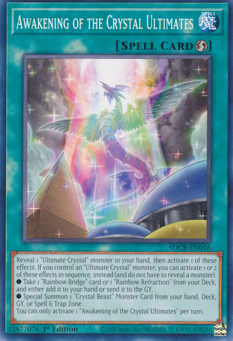 Awakening of the Crystal Ultimates [SDCB-EN016] Common | Jomio and Rueliete's Cards and Comics