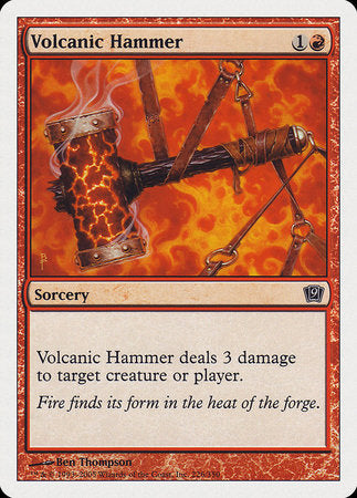 Volcanic Hammer [Ninth Edition] | Jomio and Rueliete's Cards and Comics