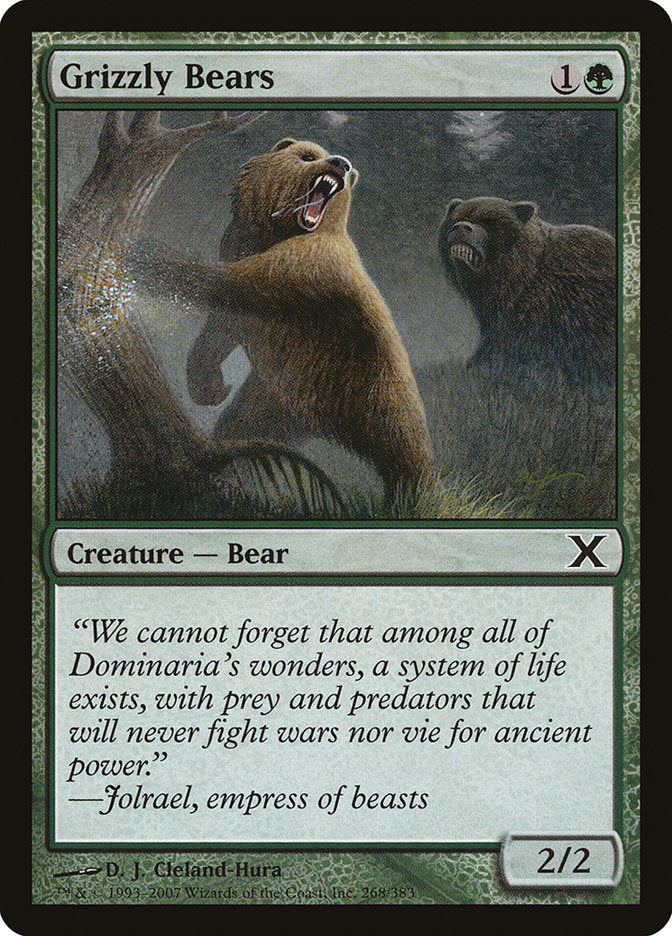 Grizzly Bears [Tenth Edition] | Jomio and Rueliete's Cards and Comics