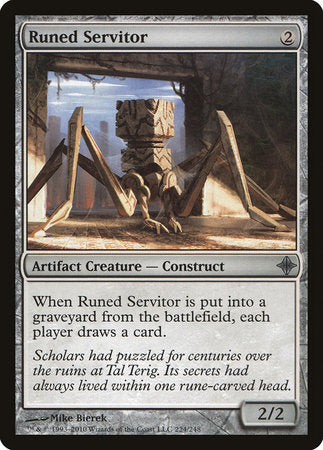 Runed Servitor [Rise of the Eldrazi] | Jomio and Rueliete's Cards and Comics